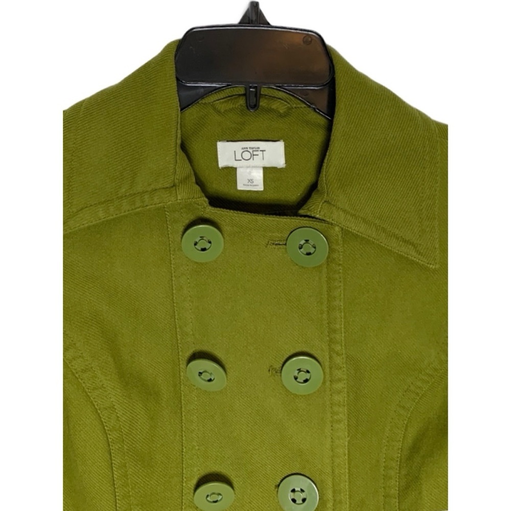 Ann Taylor Loft Corduroy Jacket Women’s Size XS Green - Picture 5 of 9